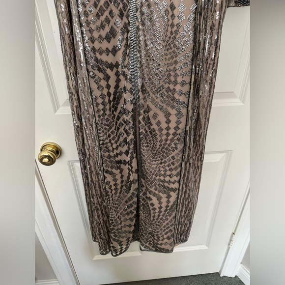 Anna Sui for Free People silver maxi gown - Picture 6 of 10
